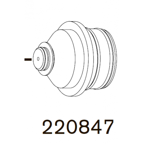 220847 Сопло 60 A с газом HDi F5/N21 -2