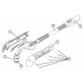 428294 Комплект замены корпуса роботизированного резака Duramax Hyamp 90° Powermax Hypertherm