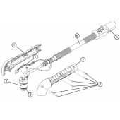 059671 Сборка роботизированного резака Duramax Hyamp 90° с кабелем 15 м для Hypertherm Powermax
