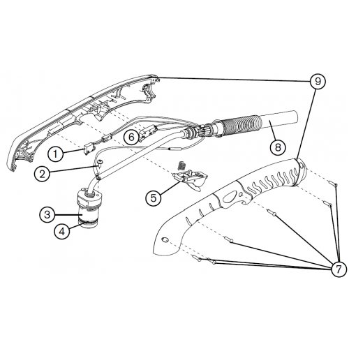 428162 Комплект: сменный пусковой переключатель для ручного резака Duramax Hyamp Hypertherm