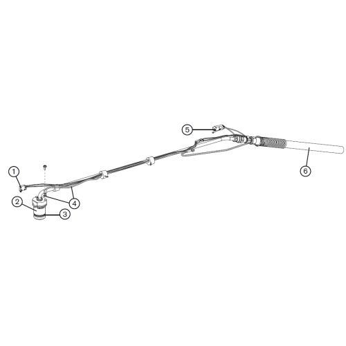 428821 Комплект корпуса удлиненного ручного резака Duramax Hyamp 90° 1,8 м Hypertherm