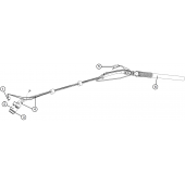 428288 Комплект емкостного датчика удлиненного ручного резака Duramax Hyamp 0,6 м