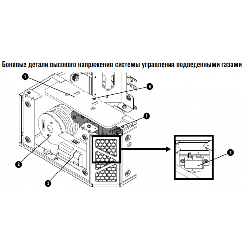 141354 Печатная плата зажигания высокой частоты и высокого напряжения системы Core, VWI, OptiMix